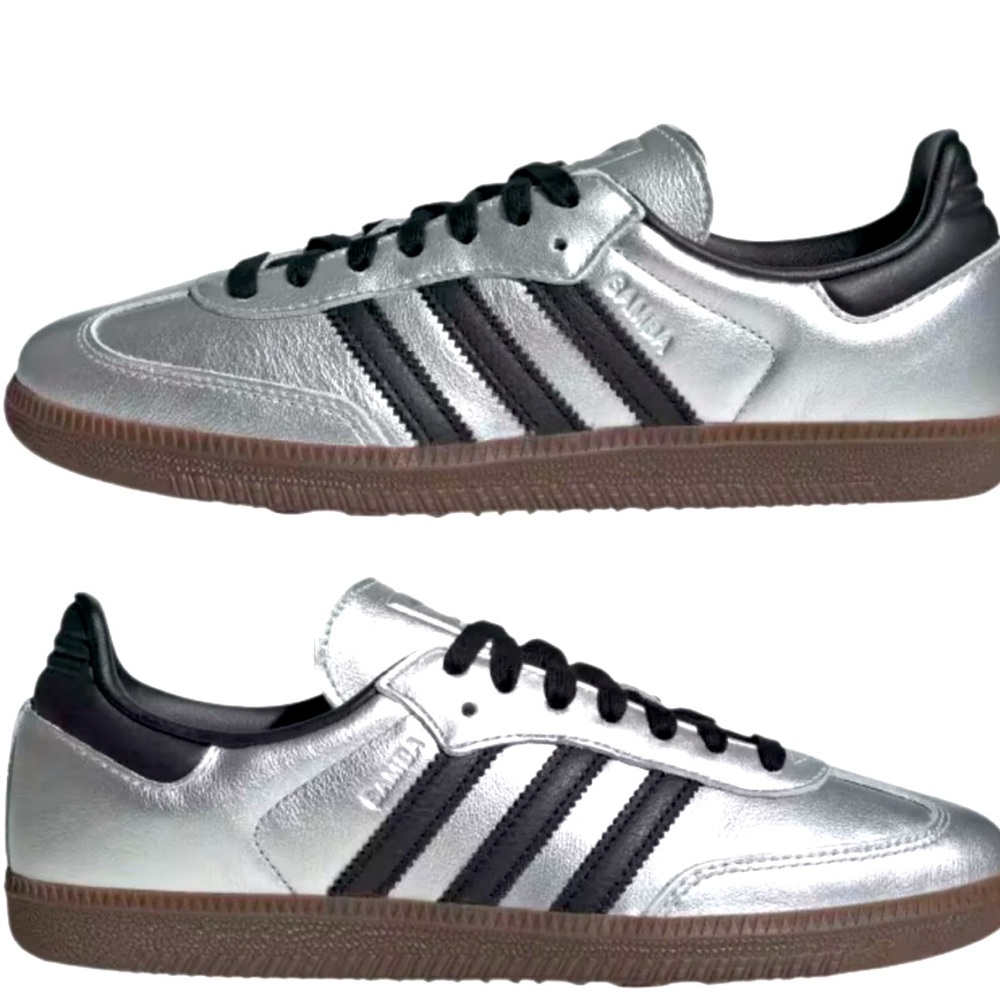 📎🖤 ADIDAS SAMBA SILVER METALLIC 📎🖤